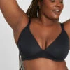 The All-Day Plunge No-Wire Bra: Jet Black