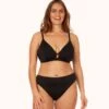 The Swim Busty Bralette: Jet Black
