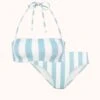 The Bandeau & High Waist Swim Bundle: Cabana Stripe