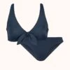 The Plunge Bralette & Bikini Swim Bundle: Navy