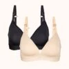 The Spacer Bra Bundle: Jet Black/Toasted Almond