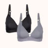 The Spacer Bra Bundle: Jet Black/Smoke