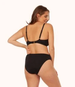 The Swim Busty Bralette: Jet Black -Outlet No Wire Bras Store 3 on model back busty bralette jet black 6ad4304d 06bb 4e1b ad17 687f656ae1ed
