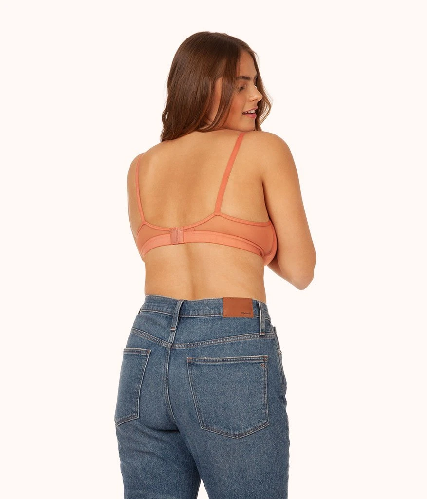 The Busty Nursing Bralette: Terracotta 3 The Busty Nursing Bralette: Terracotta - Image 3