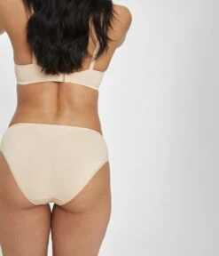 The All-Day Bikini: Toasted Almond 9 The All-Day Bikini: Toasted Almond -Outlet No Wire Bras Store 4 on model back all day bikini toasted almond