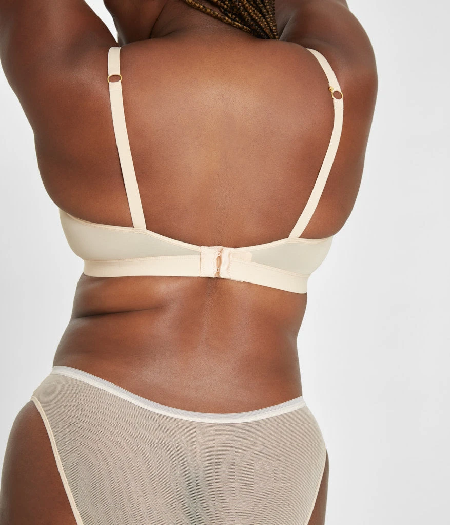 The Spacer Balconette Bra: Toasted Almond 4 The Spacer Balconette Bra: Toasted Almond - Image 4