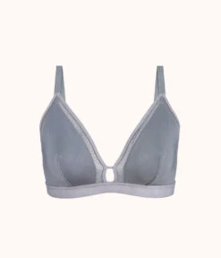 The Busty Bralette: Smoke -Outlet No Wire Bras Store 4 product flat front busty bralette smoke 00f02e1d fc39 46d7 a1a3 1fe5b0fc7b9f