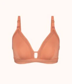 The Busty Nursing Bralette: Terracotta 9 The Busty Nursing Bralette: Terracotta -Outlet No Wire Bras Store 4 product flat front busty maternity bralette terracotta 8188d371 080d 47c6 9fd4 11713243d64f