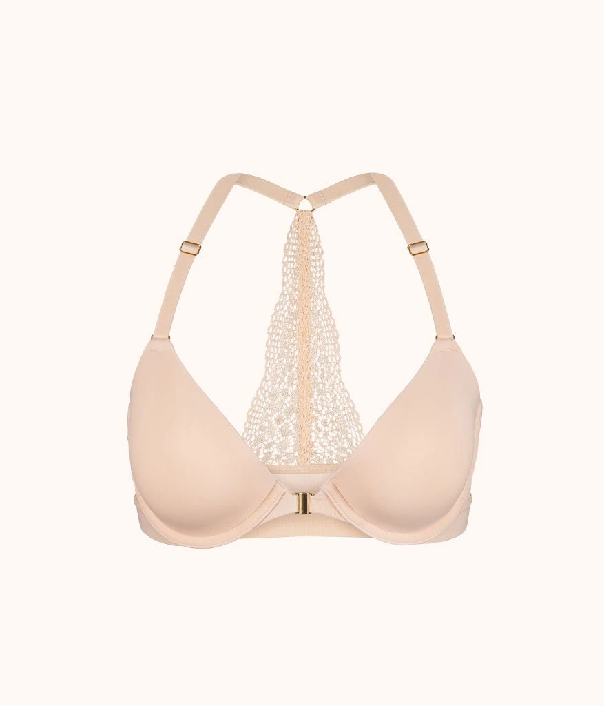 The Front Close T-Shirt Bra: Toasted Almond - Image 6