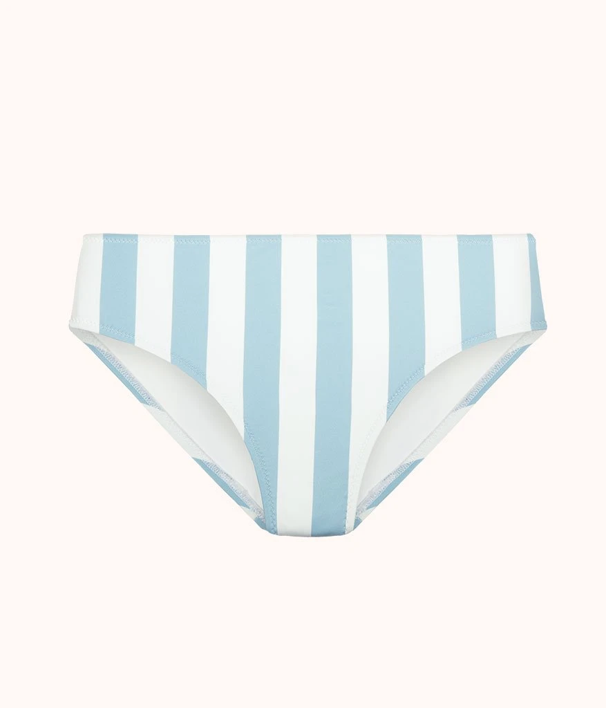 The Swim High Waist Bikini Bottom: Cabana Stripe 4 The Swim High Waist Bikini Bottom: Cabana Stripe - Image 4
