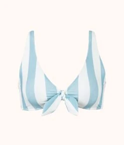 The Swim Plunge Bralette: Cabana Stripe -Outlet No Wire Bras Store 4 product flat front plunge bralette cabana stripe 747b3661 1652 400a bfee 24975ff26dce