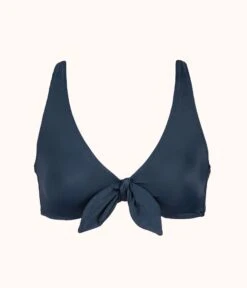 The Swim Plunge Bralette: Navy -Outlet No Wire Bras Store 4 product flat front plunge bralette navy bab235cd 1c18 4136 bd49 01482658bfa9