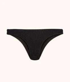 The Swim Ribbed Cheeky Bottom: Jet Black -Outlet No Wire Bras Store 4 product flat front ribbed cheeky swim bottom jet black 7b62e48c 2f7f 41fd 9590 4b7c898ba27d