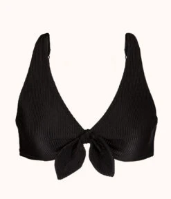 The Swim Ribbed Plunge Bralette: Jet Black -Outlet No Wire Bras Store 4 product flat front ribbed plunge bralette jet black 09dc53e0 6720 4510 88c6 47a877dfc7fd