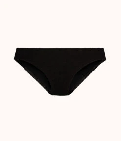 The Swim Ruched Bikini Bottom: Jet Black -Outlet No Wire Bras Store 4 product flat front ruched bikini jet black 6e3a68d2 5aac 4414 a8ce d50fd74ede45