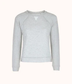 The Terry-Soft Sweatshirt: Heather Gray -Outlet No Wire Bras Store 4 product flat front terry soft sweatshirt heather gray 10cf10a8 f6bd 4196 87b2 af07cf315468