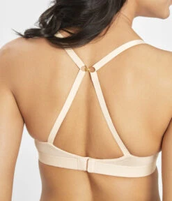 The Flex No-Wire Bra: Toasted Almond 12 The Flex No-Wire Bra: Toasted Almond -Outlet No Wire Bras Store 5 on model back1 flex no wire bra toasted almond