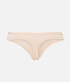 The All-Day Thong: Toasted Almond -Outlet No Wire Bras Store 5 product flat back all day thong toasted almond