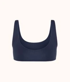 The All-You Swim Bralette: Navy -Outlet No Wire Bras Store 5 product flat back all you swim bralette navy 95a188f7 f63b 48e7 be9a 8476e9dd0773