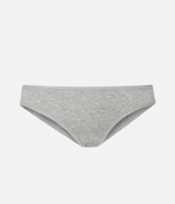 The All-Day Bikini: Heather Gray -Outlet No Wire Bras Store 5 product flat front all day bikini heather gray