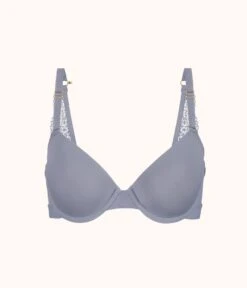 The T-Shirt Bra: Smoke -Outlet No Wire Bras Store 5 product flat front t shirt bra smoke 42daddbd 9036 4d91 9bb6 d4b0a71d9ad4