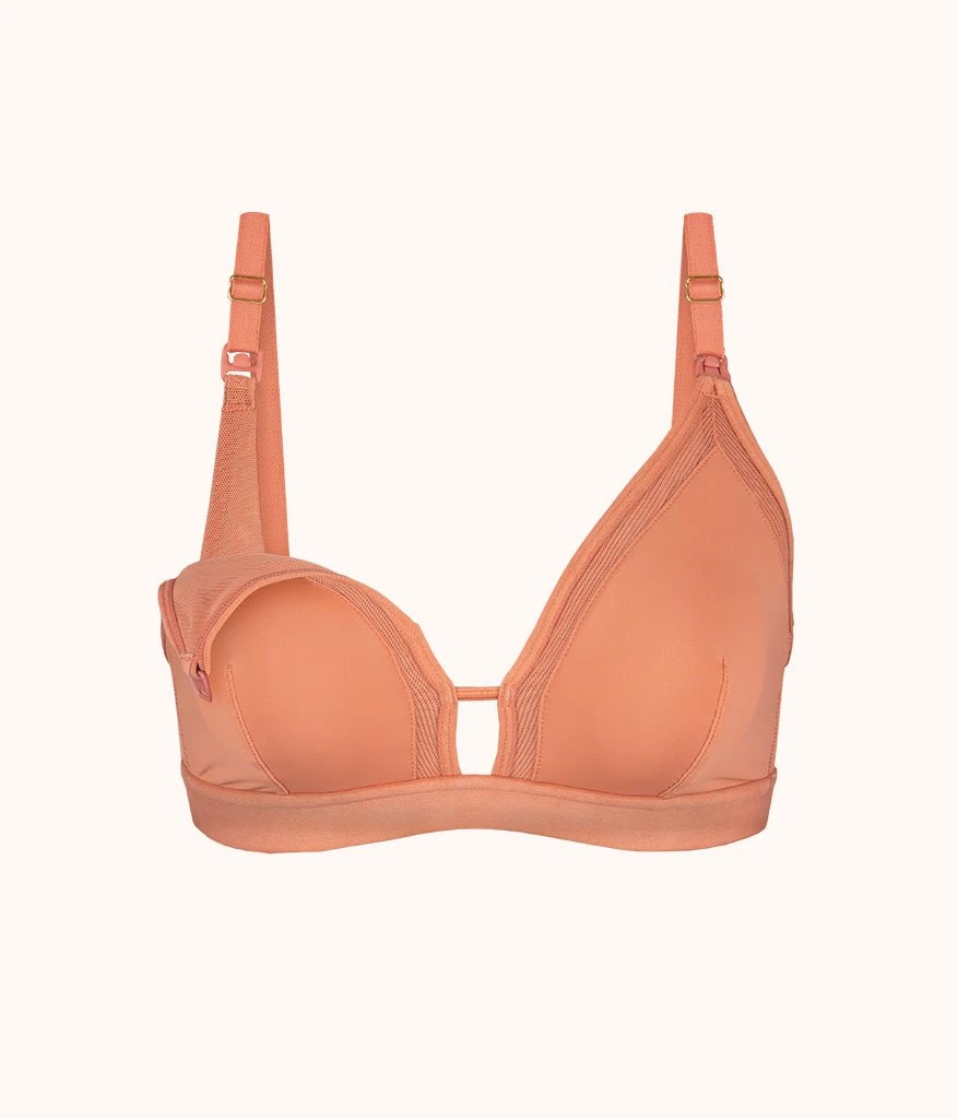The Busty Nursing Bralette: Terracotta 5 The Busty Nursing Bralette: Terracotta - Image 5