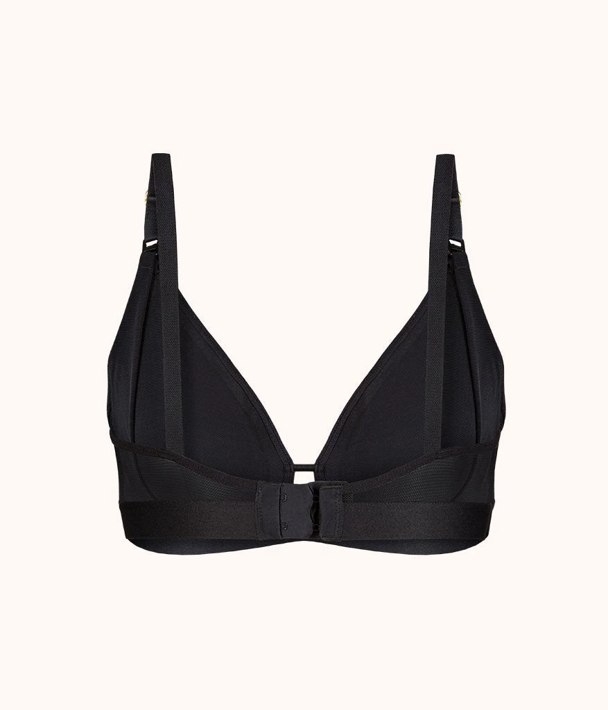 The Busty Nursing Bralette: Jet Black 6 The Busty Nursing Bralette: Jet Black - Image 6