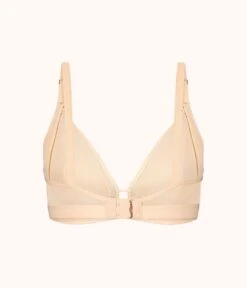 The Busty Nursing Bralette: Toasted Almond -Outlet No Wire Bras Store 6 product flat back busty maternity bralette toasted almond 160edd59 d256 4c1e b8f8 2490314476a9