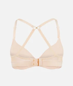 The No-Wire Push-Up: Toasted Almond -Outlet No Wire Bras Store 6 product flat back no wire push up toasted almond