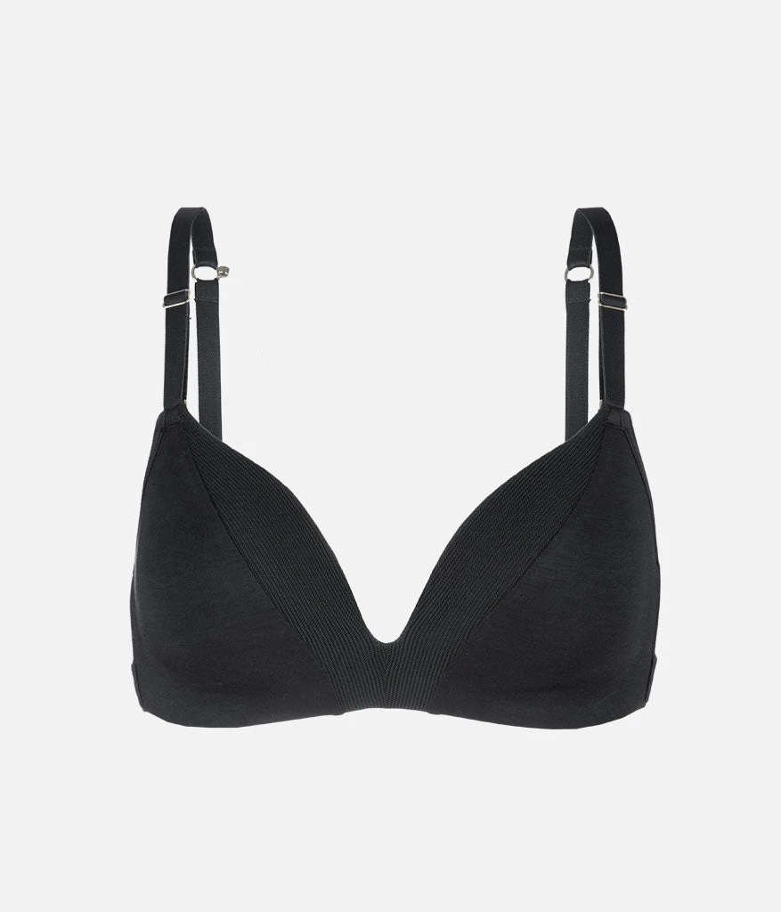 The All-Day Deep V No-Wire: Jet Black - Image 6