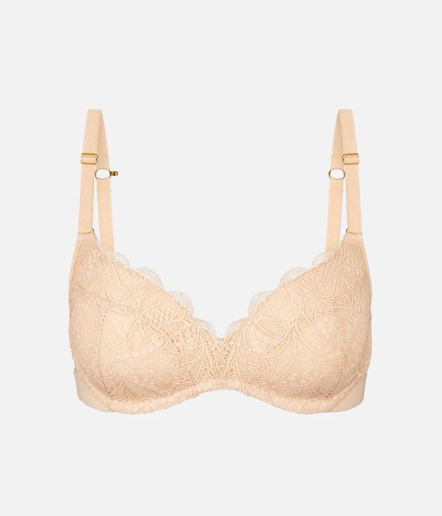 The Lace No-Wire Push-Up: Toasted Almond 10 The Lace No-Wire Push-Up: Toasted Almond - Image 10