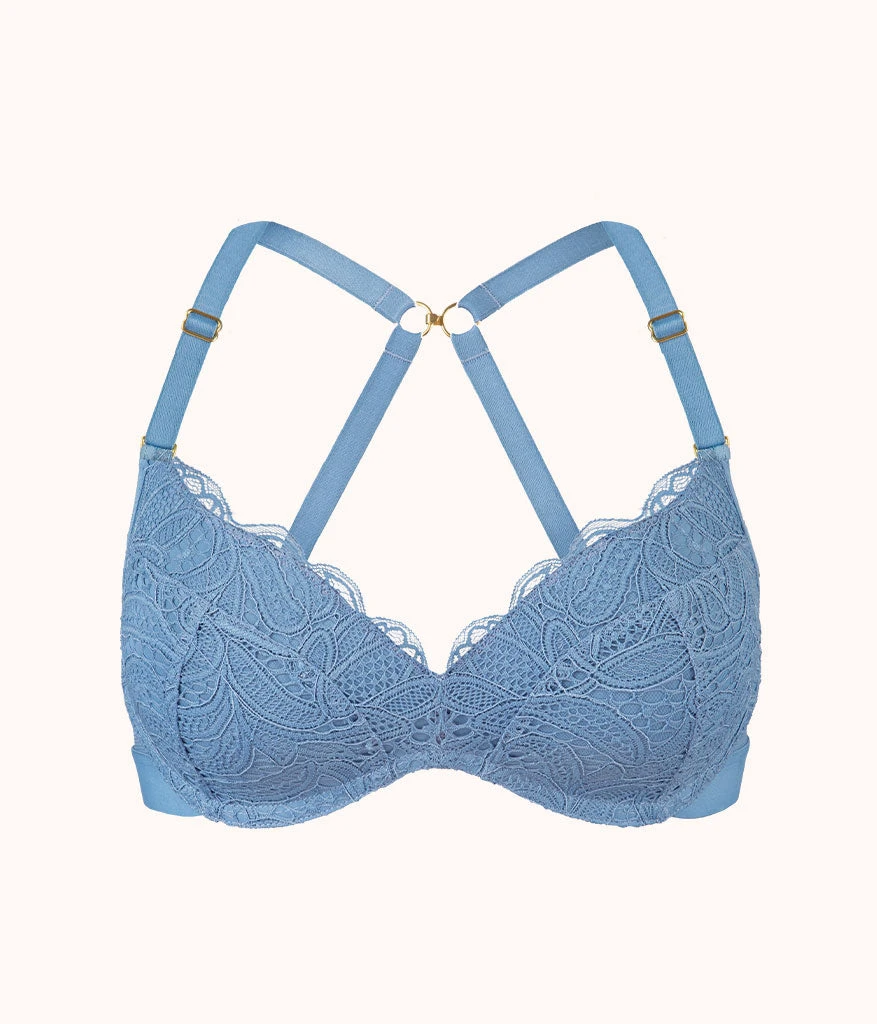 The Lace No-Wire Push-Up: Vintage Indigo - Image 6