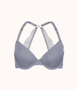 The T-Shirt Bra: Smoke -Outlet No Wire Bras Store 6 product flat front1 t shirt bra smoke 3943a18f 6d04 4b1f bf4f 4955fcdbcf4b