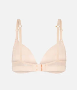 The All-Day Deep V No-Wire: Toasted Almond -Outlet No Wire Bras Store 7 product flat back all day deep v no wire toasted almond