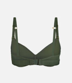 The No-Wire Push-Up: Rich Olive -Outlet No Wire Bras Store 7 product flat back no wire push up rich olive
