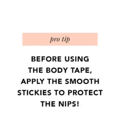 The Body Tape: Warm Oak -Outlet No Wire Bras Store 8 on model front7 the body tape warm oak