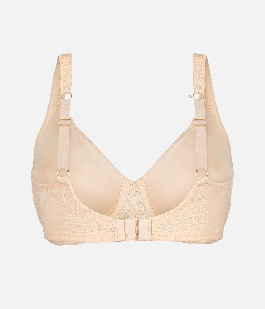 The Smooth Lace Minimizer Bra: Toasted Almond 9 The Smooth Lace Minimizer Bra: Toasted Almond - Image 9