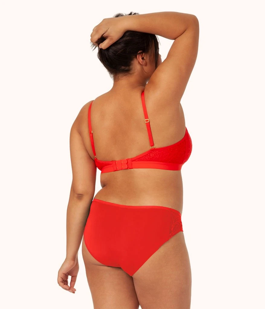 The Palm Lace Bikini: Tomato Red 1 The Palm Lace Bikini: Tomato Red
