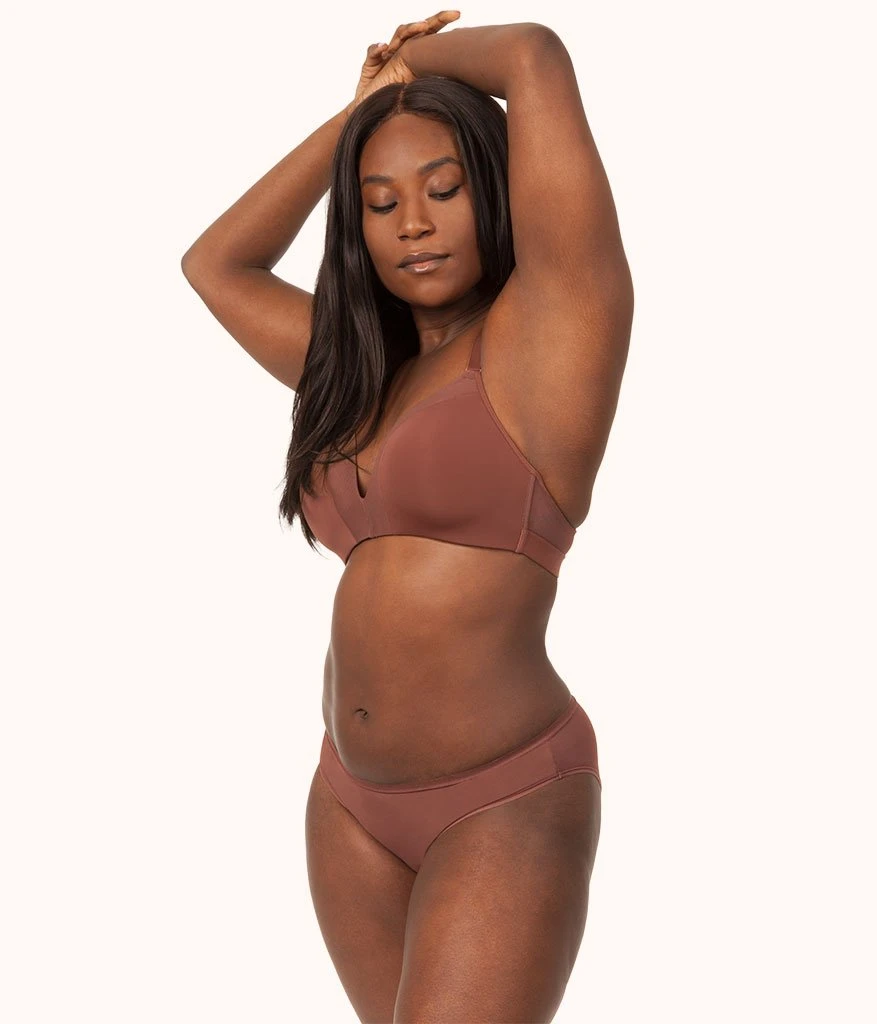 The Mesh Back Bikini: Umber 2 The Mesh Back Bikini: Umber - Image 2