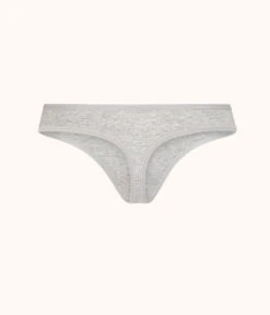 The Cotton Thong: Heather Gray 9 The Cotton Thong: Heather Gray -Outlet No Wire Bras Store product flat back cotton thong heather gray d37e2971 88bc 4ebf 871a cb2205cd1a92