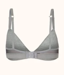 The All-Day Deep V No-Wire: Heather Gray -Outlet No Wire Bras Store product flat back modal v no wire heather gray 02c5f9cd 9c91 4fcb a734 9e279c452b8a