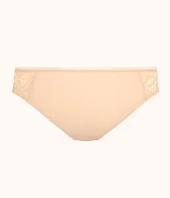 The Palm Lace Bikini: Toasted Almond -Outlet No Wire Bras Store product flat back palm lace bikini toasted almond 229945a8 780b 49e7 8e58 1d246308cbb5