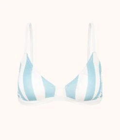 The Swim Bralette: Cabana Stripe -Outlet No Wire Bras Store product flat front the bralette top stripe b8fb0267 2832 41d7 bf3a 0f95ae0f4eb0