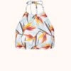 The Swim High-Neck Halter: Day Break Print