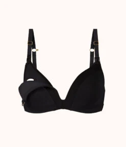 The No-Wire Nursing Bra: Jet Black -Outlet No Wire Bras Store product flat front1 no wire maternity jet black b4d3ccf1 19ae 4a18 9278 707e58e07573