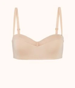 The No-Wire Strapless: Toasted Almond -Outlet No Wire Bras Store product flat front1 no wire strapless toasted almond c4d02763 dcfa 4d56 ba8d 6ede6b72c153