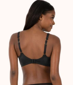 The Minimizer Bra: Jet Black -Outlet No Wire Bras Store sizeswap 32DDD 3 back minimizer bra jet black
