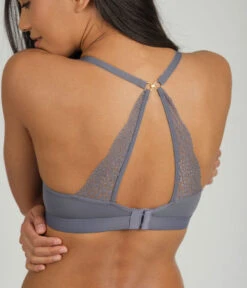 The T-Shirt Bra: Smoke -Outlet No Wire Bras Store sizeswap 34B 4 back tshirt bra smoke