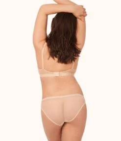 The No-Wire Push-Up: Toasted Almond -Outlet No Wire Bras Store sizeswap 38D 3 back no wire push up toasted almond