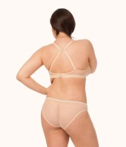 The No-Wire Push-Up: Toasted Almond -Outlet No Wire Bras Store sizeswap 38D 4 back1 no wire push up toasted almond